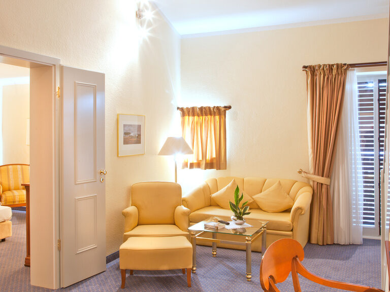 Suite Galerie mit 2 Schlafräumen und Wohnraum